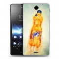 Дизайнерский пластиковый чехол для Sony Xperia TX Fanta