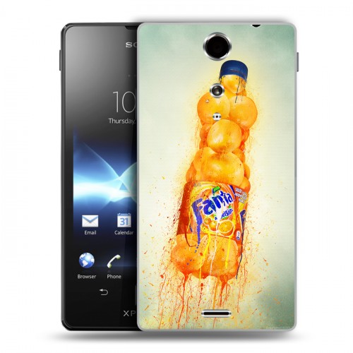 Дизайнерский пластиковый чехол для Sony Xperia TX Fanta