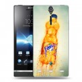 Дизайнерский пластиковый чехол для Sony Xperia S Fanta