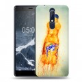 Дизайнерский пластиковый чехол для Nokia 5.1 Fanta