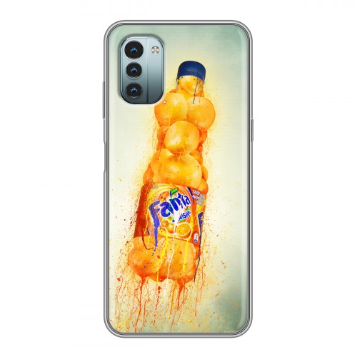 Дизайнерский силиконовый чехол для Nokia G11 Fanta