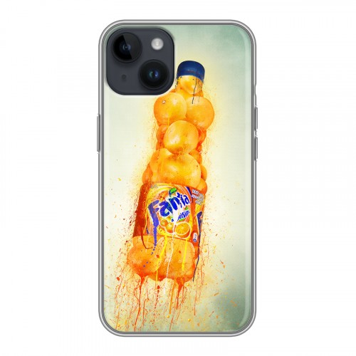 Дизайнерский пластиковый чехол для Iphone 14 Fanta