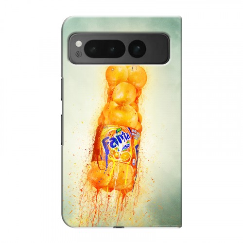 Дизайнерский пластиковый чехол для Google Pixel Fold Fanta