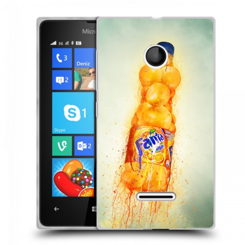 Дизайнерский пластиковый чехол для Microsoft Lumia 435 Fanta