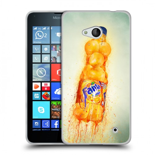 Дизайнерский пластиковый чехол для Microsoft Lumia 640 Fanta