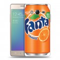 Дизайнерский пластиковый чехол для Samsung Z3 Fanta