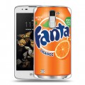 Дизайнерский пластиковый чехол для LG K8 Fanta