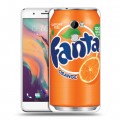 Дизайнерский пластиковый чехол для HTC One X10 Fanta