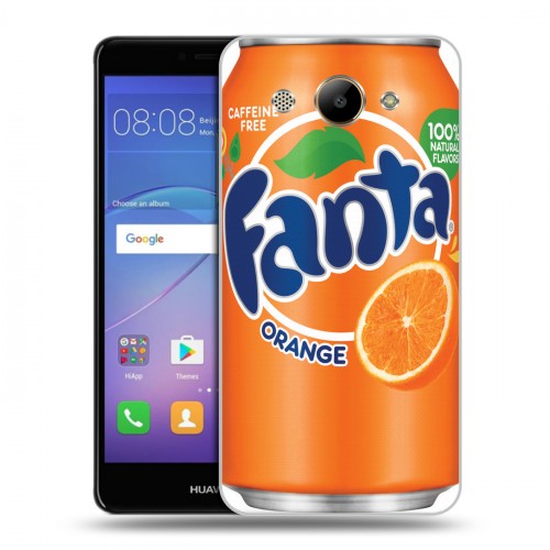 Дизайнерский пластиковый чехол для Huawei Y3 (2017) Fanta