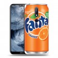 Дизайнерский пластиковый чехол для Nokia 6.1 Plus Fanta