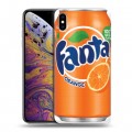 Дизайнерский силиконовый чехол для Iphone Xs Max Fanta