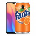 Дизайнерский силиконовый с усиленными углами чехол для Xiaomi RedMi 8A Fanta