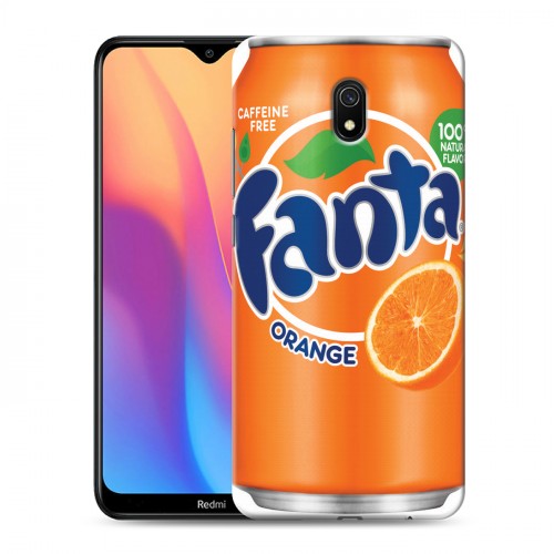 Дизайнерский силиконовый с усиленными углами чехол для Xiaomi RedMi 8A Fanta