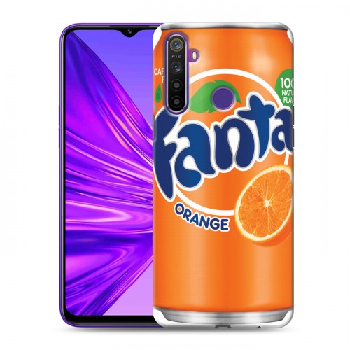 Дизайнерский силиконовый чехол для Realme 5 Fanta