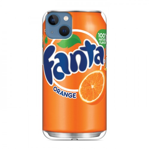 Дизайнерский силиконовый чехол для Iphone 13 Fanta