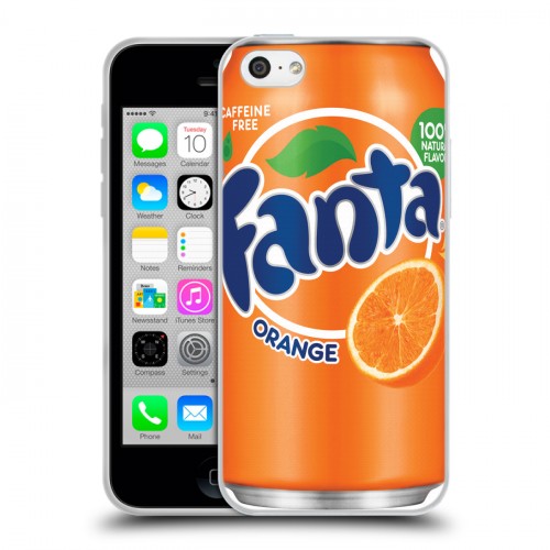 Дизайнерский пластиковый чехол для Iphone 5c Fanta