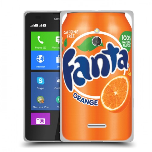 Дизайнерский силиконовый чехол для Nokia XL Fanta