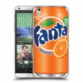 Дизайнерский пластиковый чехол для HTC Desire 816 Fanta