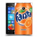 Дизайнерский пластиковый чехол для Microsoft Lumia 435 Fanta