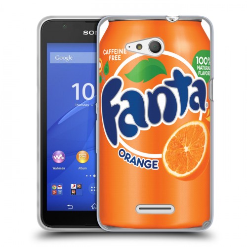 Дизайнерский пластиковый чехол для Sony Xperia E4g Fanta