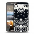 Дизайнерский пластиковый чехол для HTC Desire 828 Маски Black White