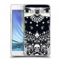 Дизайнерский пластиковый чехол для Samsung Galaxy A5 Маски Black White