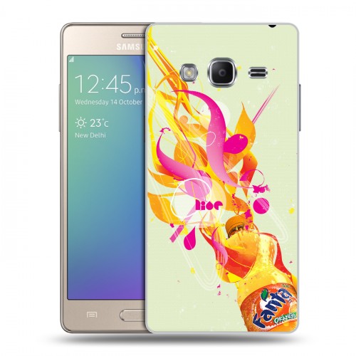 Дизайнерский пластиковый чехол для Samsung Z3 Fanta