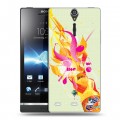 Дизайнерский пластиковый чехол для Sony Xperia S Fanta