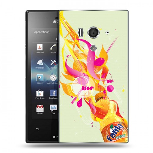 Дизайнерский пластиковый чехол для Sony Xperia acro S Fanta