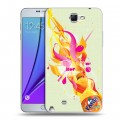 Дизайнерский пластиковый чехол для Samsung Galaxy Note 2 Fanta