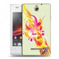 Дизайнерский пластиковый чехол для Sony Xperia E Fanta