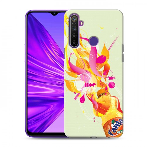 Дизайнерский силиконовый чехол для Realme 5 Fanta