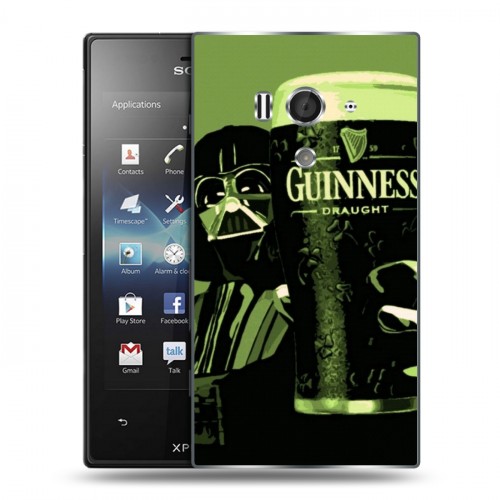 Дизайнерский пластиковый чехол для Sony Xperia acro S Guinness