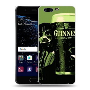 Дизайнерский силиконовый чехол для Huawei P10 Plus Guinness (на заказ)