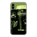 Дизайнерский силиконовый чехол для Iphone x10 Guinness