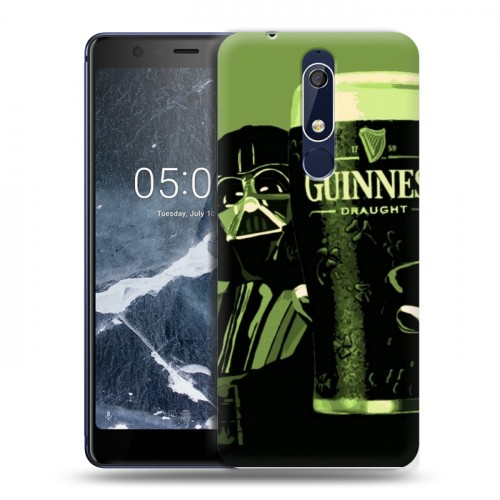 Дизайнерский пластиковый чехол для Nokia 5.1 Guinness