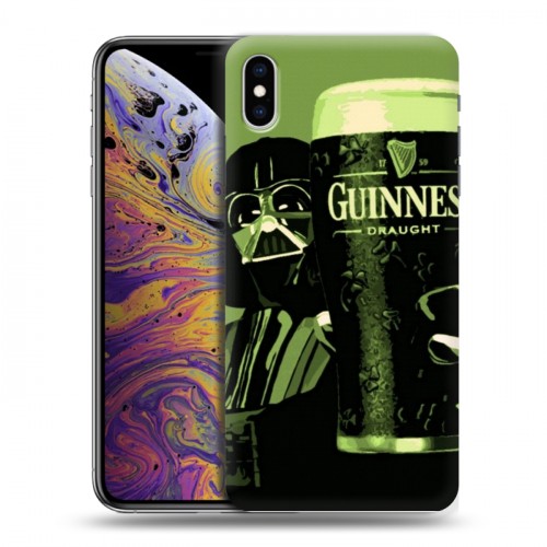 Дизайнерский силиконовый чехол для Iphone Xs Max Guinness