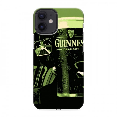 Дизайнерский силиконовый с усиленными углами чехол для Iphone 12 Mini Guinness