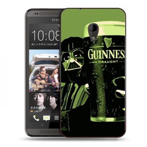 Дизайнерский пластиковый чехол для HTC Desire 700 Guinness