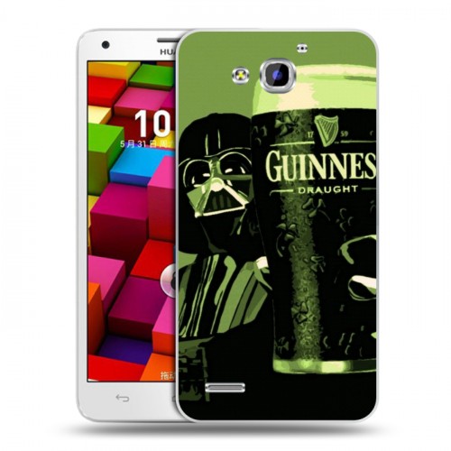 Дизайнерский пластиковый чехол для Huawei Honor 3x Guinness