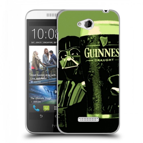 Дизайнерский пластиковый чехол для HTC Desire 616 Guinness