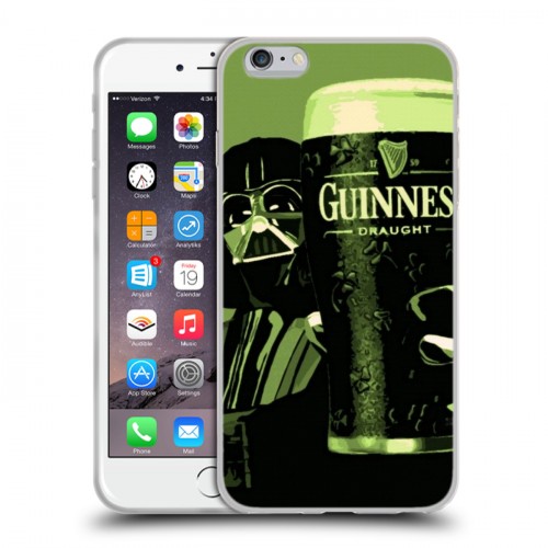 Дизайнерский силиконовый чехол для Iphone 6 Plus/6s Plus Guinness