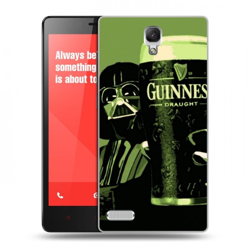 Дизайнерский силиконовый чехол для Xiaomi RedMi Note Guinness