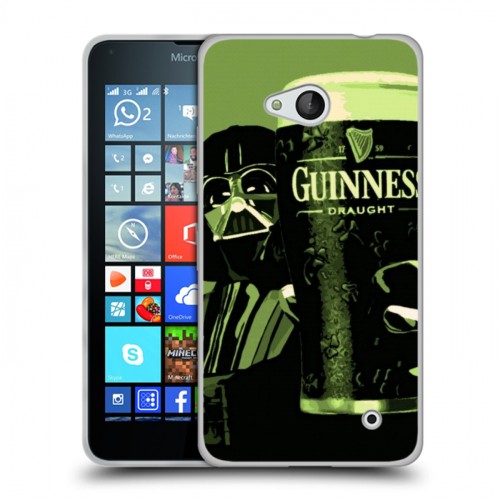 Дизайнерский пластиковый чехол для Microsoft Lumia 640 Guinness