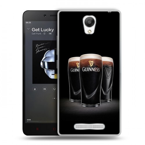 Дизайнерский силиконовый чехол для Xiaomi RedMi Note 2 Guinness