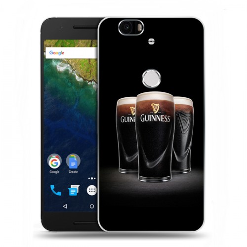 Дизайнерский силиконовый чехол для Google Huawei Nexus 6P Guinness