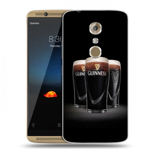 Дизайнерский пластиковый чехол для ZTE Axon 7 Guinness