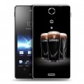 Дизайнерский пластиковый чехол для Sony Xperia TX Guinness