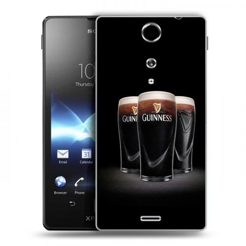 Дизайнерский пластиковый чехол для Sony Xperia TX Guinness