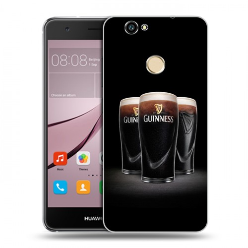 Дизайнерский силиконовый с усиленными углами чехол для Huawei Nova Guinness